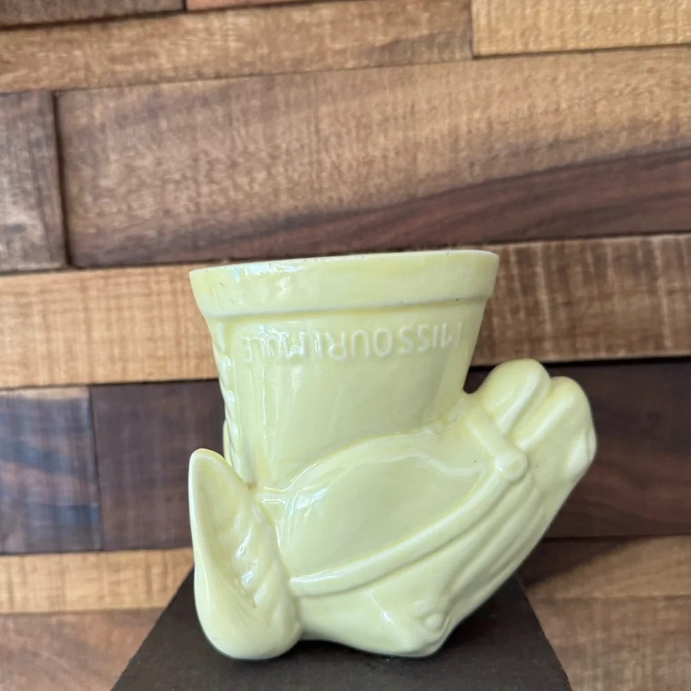 Vintage McCoy Missouri Mule Ceramic Mug - Barware